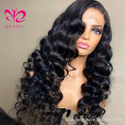 30 Inch 32Inch Indian Virgin Human Hair Wigs,Brazilian Peruvian Body Wave 4X4 Cuticle Aligned 3 Part Lace Closure Wig